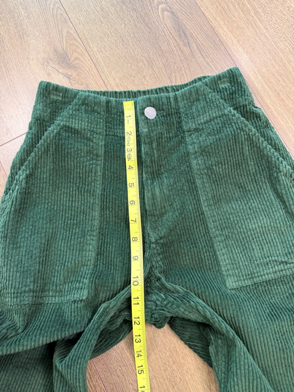 Pact Classic Corduroy Peg Pant Mountain View Green Size Small - Picture 11 of 12